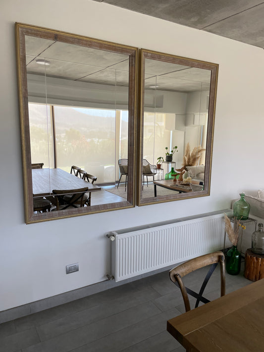 Set 2 espejos Sara Vintage 110x160cm